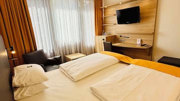Ropa de cama hipoalergénica y minibar