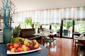 Daily buffet breakfast (EUR 21 per person)