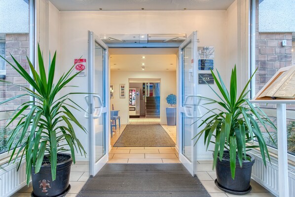 Interior entrance