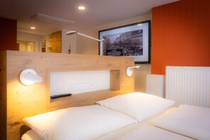 Familien-Vierbettzimmer | Hochwertige Bettwaren, Pillowtop-Betten, Zimmersafe