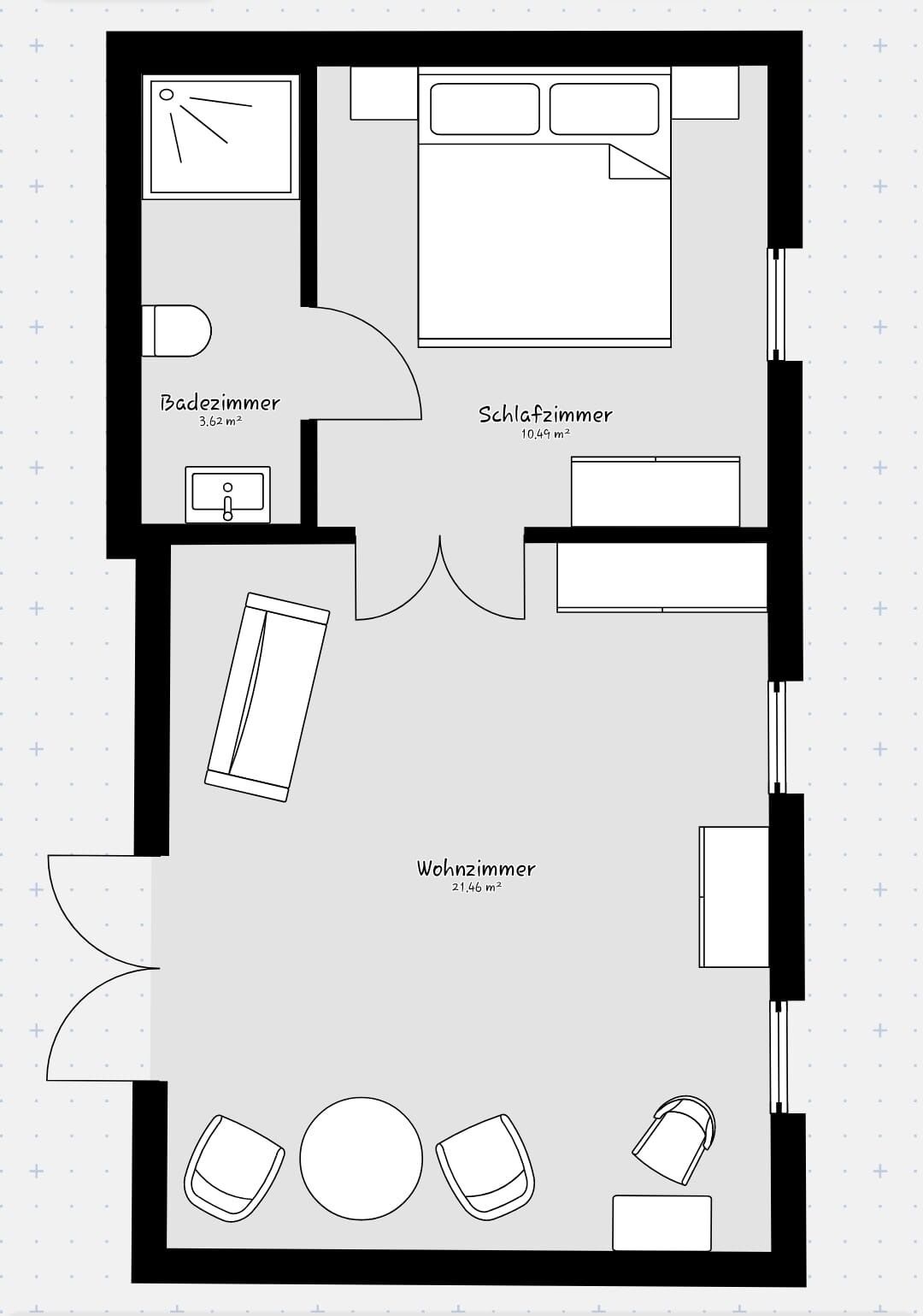 senior suite | hypo-allergenic bedding, individually furnished, desk, blackout curtains