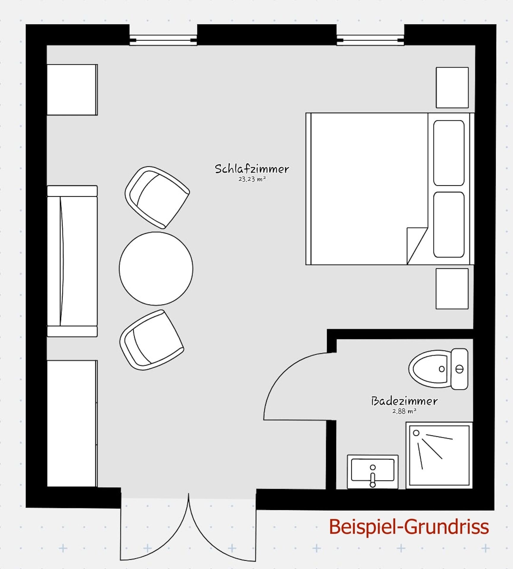 comfort double room | hypo-allergenic bedding, individually furnished, desk, blackout curtains