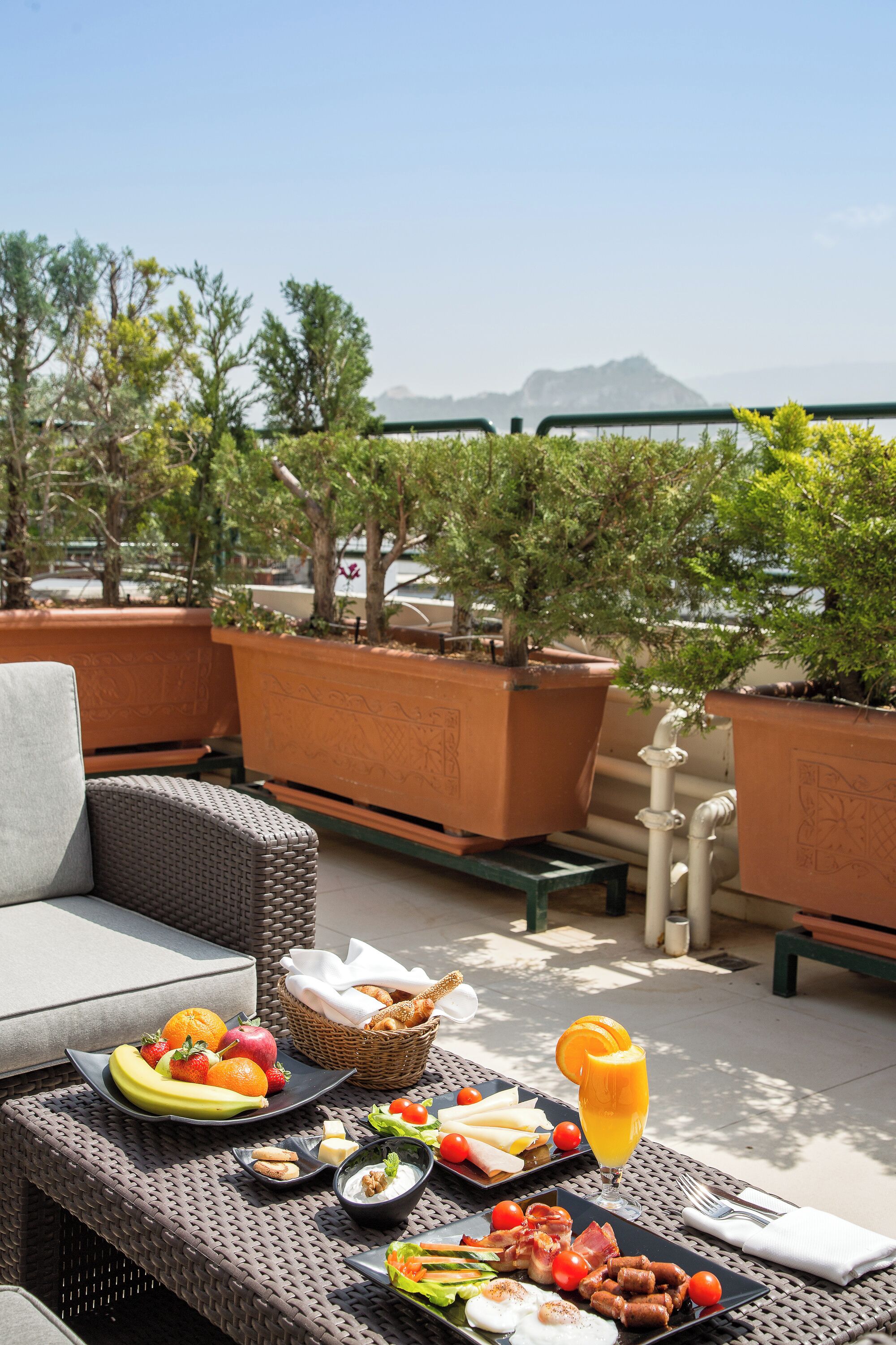 Suite junior, con acceso al salón lounge del club | Vista desde la habitación