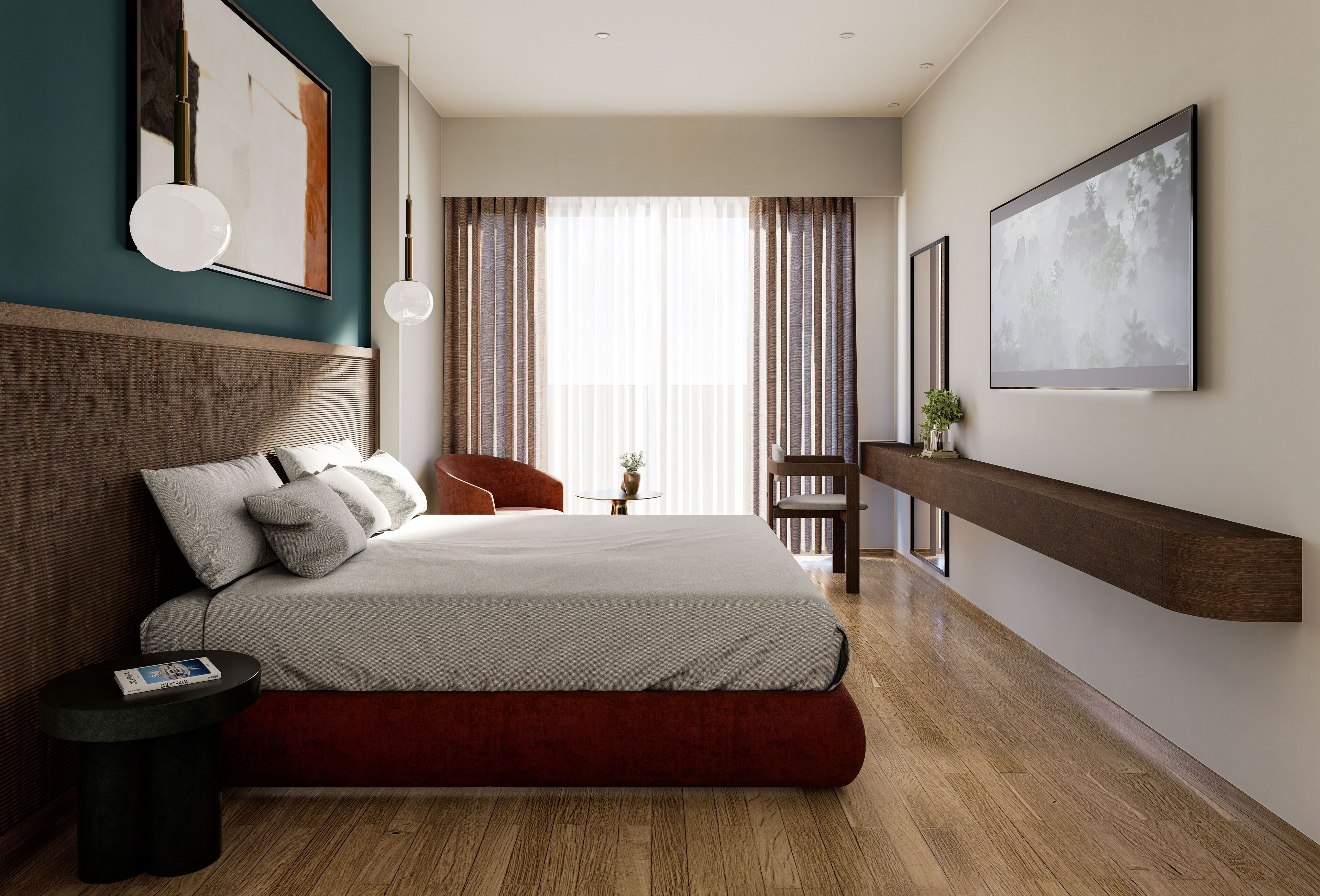 行政客房, 可使用俱樂部酒廊 (Acropolis view) | 羽絨被、客房內保險箱、書桌、筆電工作空間