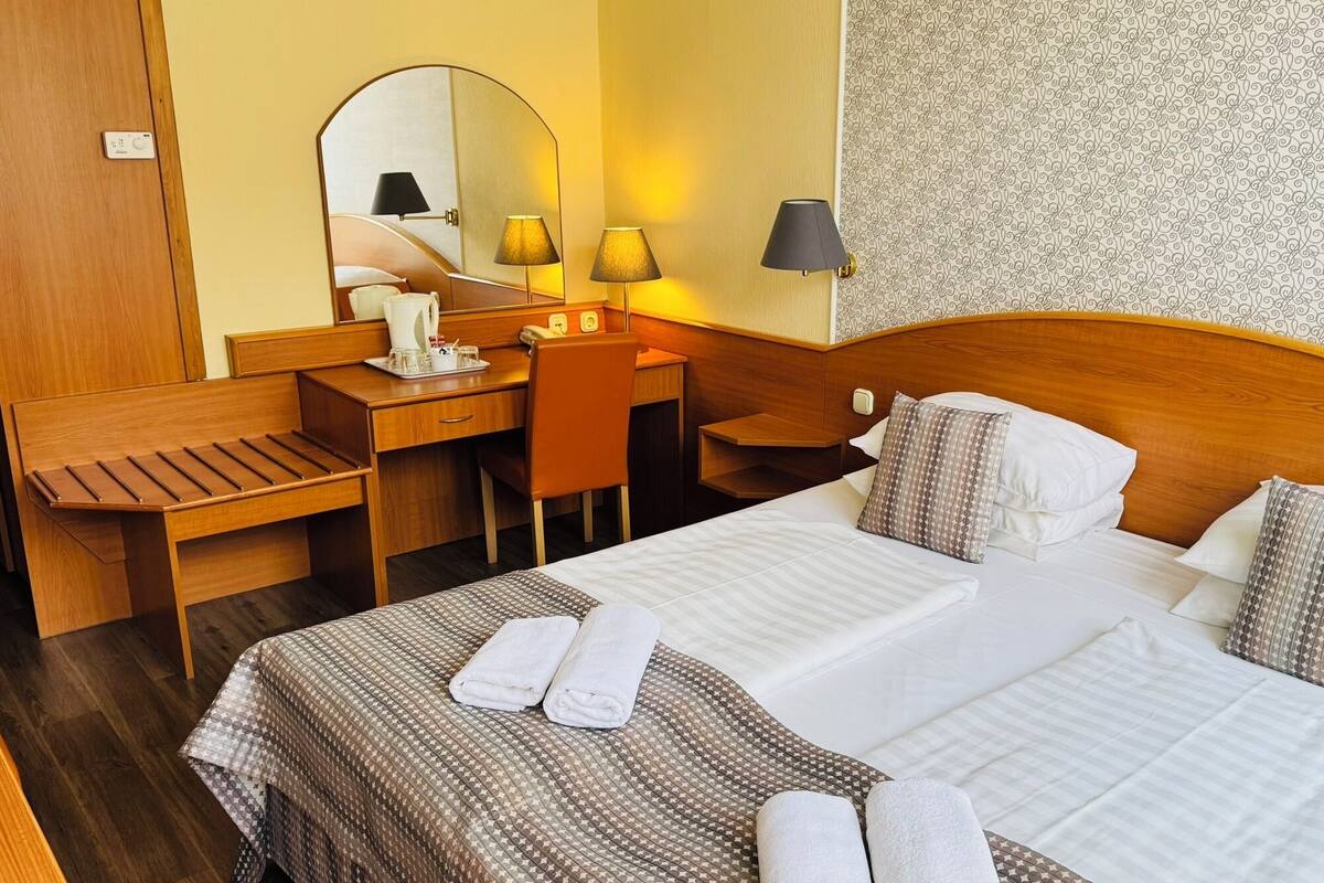 Ropa de cama hipoalergénica, colchones con acolchado adicional, minibar