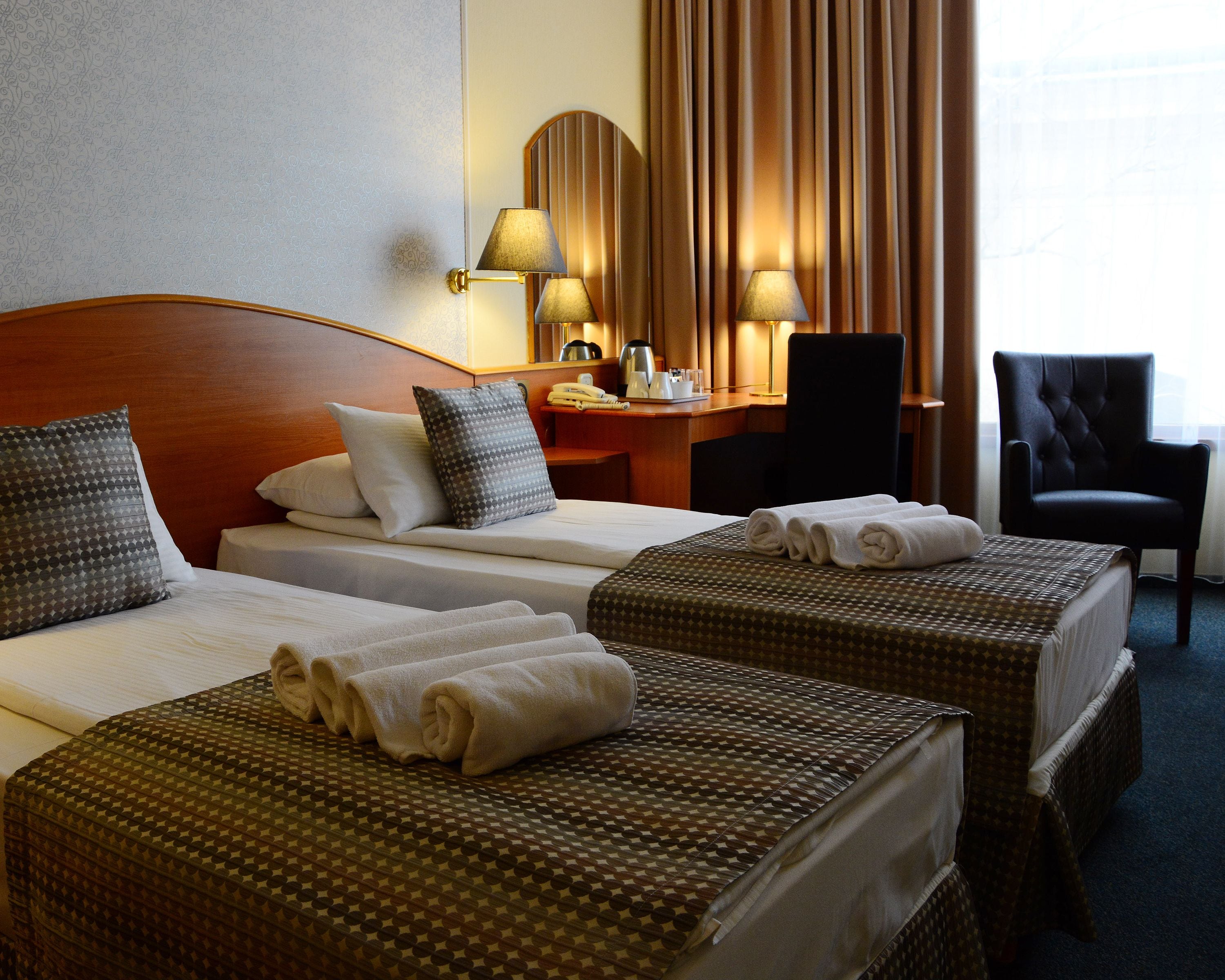 Deluxe Twin Room | Hypo-allergenic bedding, pillowtop beds, minibar, in-room safe