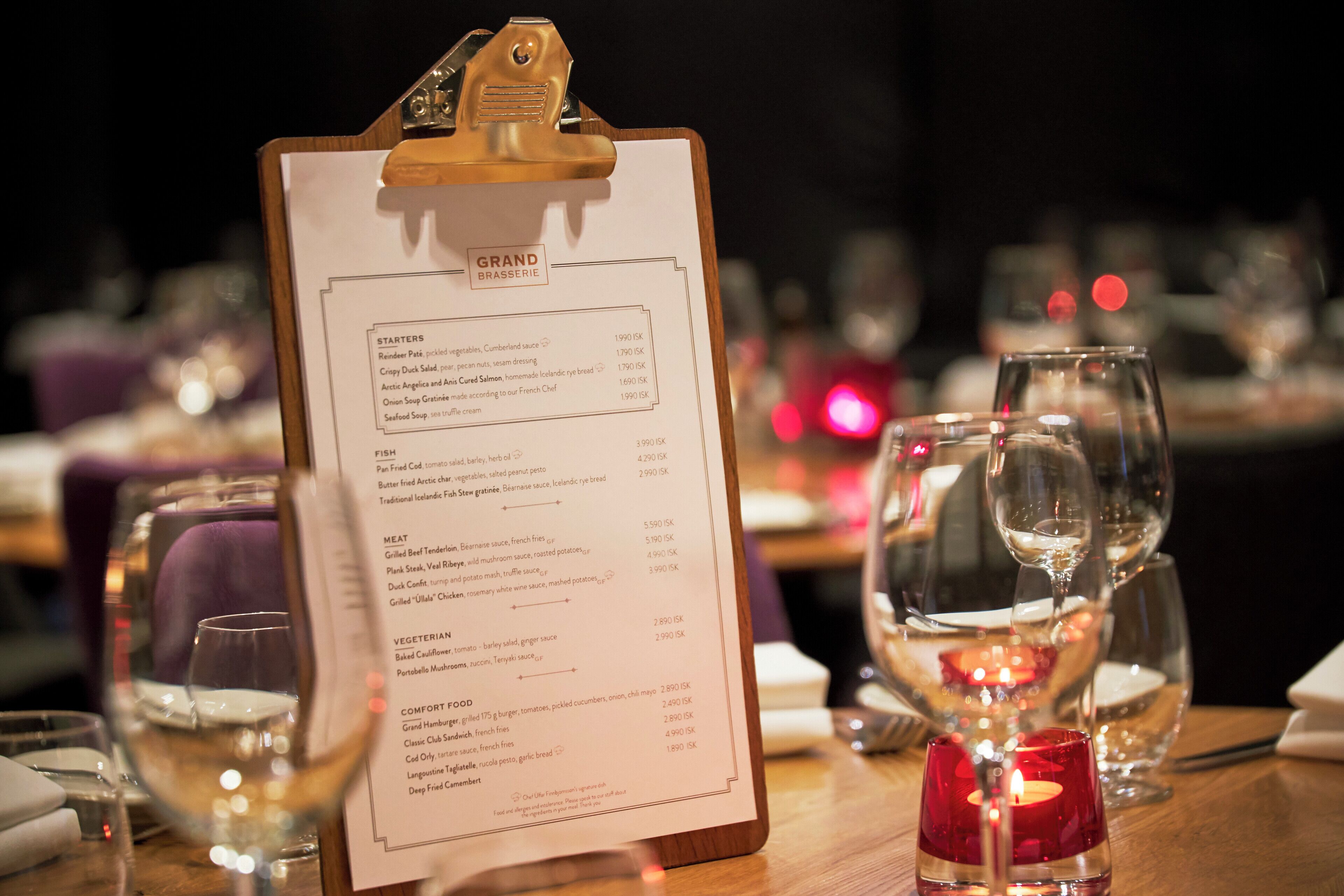 breakfast, lunch and dinner served