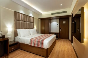Ropa de cama de alta calidad y minibar