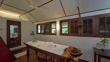 Ayurvedic treatments, 2 treatment rooms