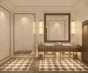Historical Suite, 套房 | 浴室 | 淋浴設備、免費梳洗用品、風筒、拖鞋
