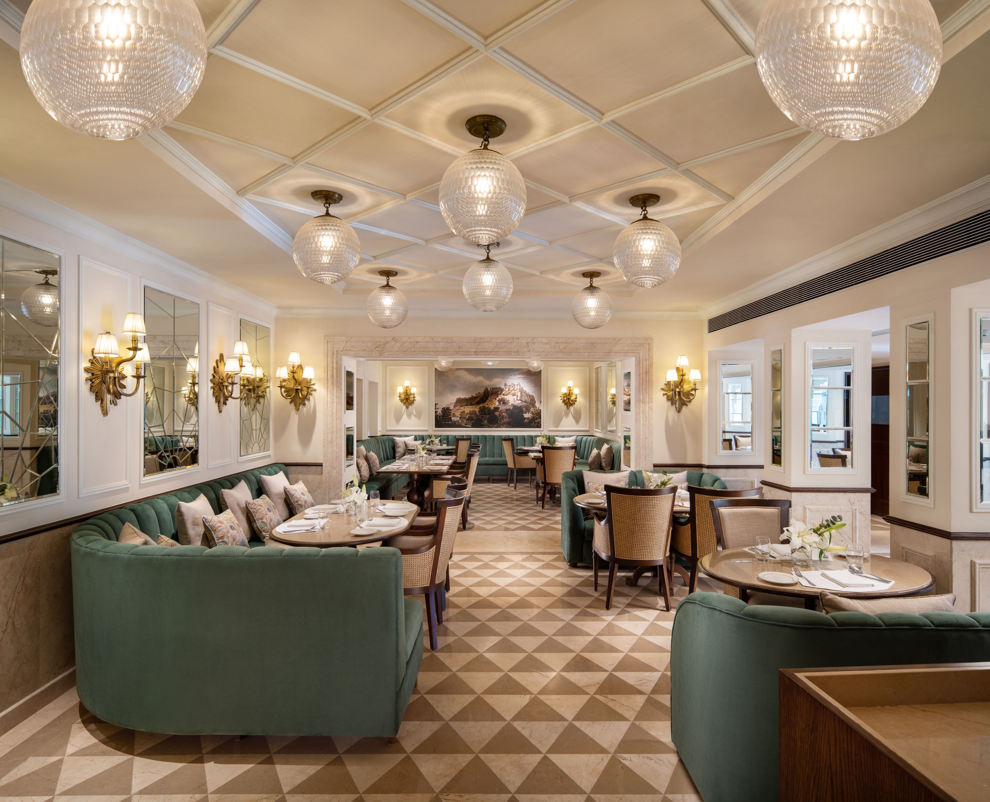 breakfast, lunch, dinner served; mediterranean cuisine, garden views