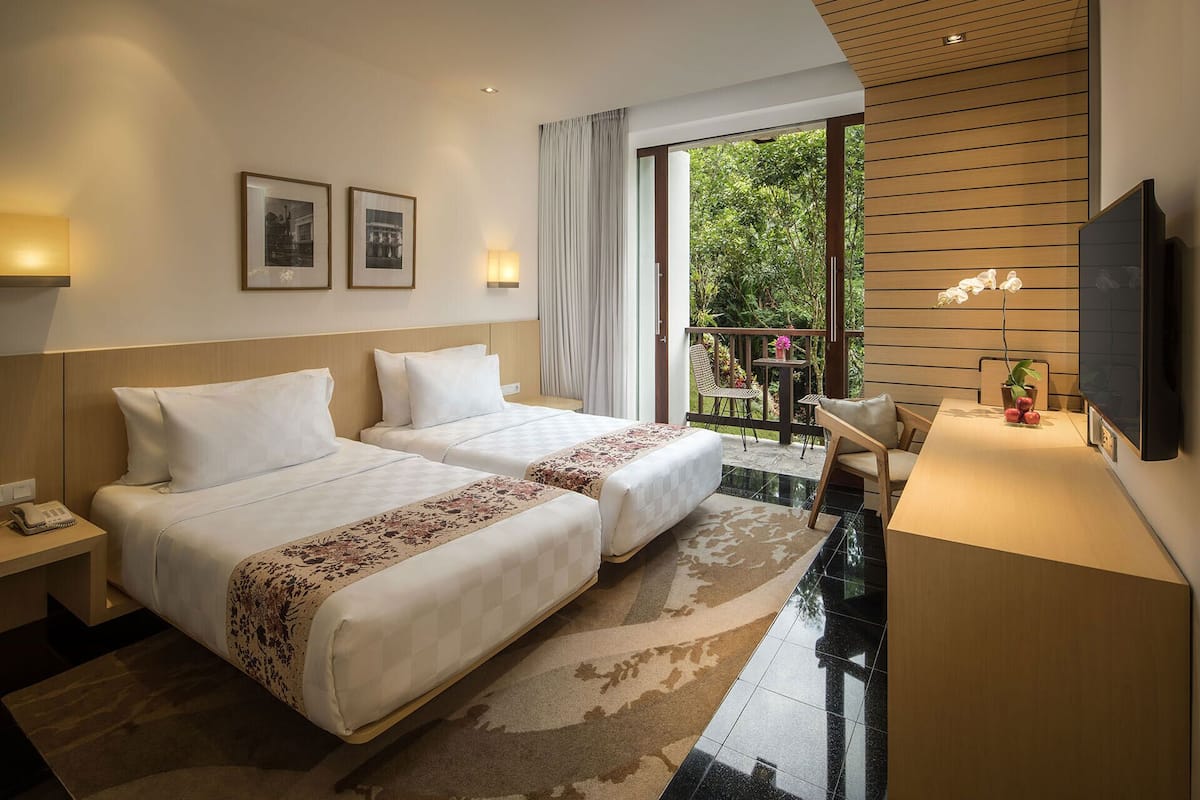 1 slaapkamer, luxe beddengoed, een kluis op de kamer, een laptopwerkplek