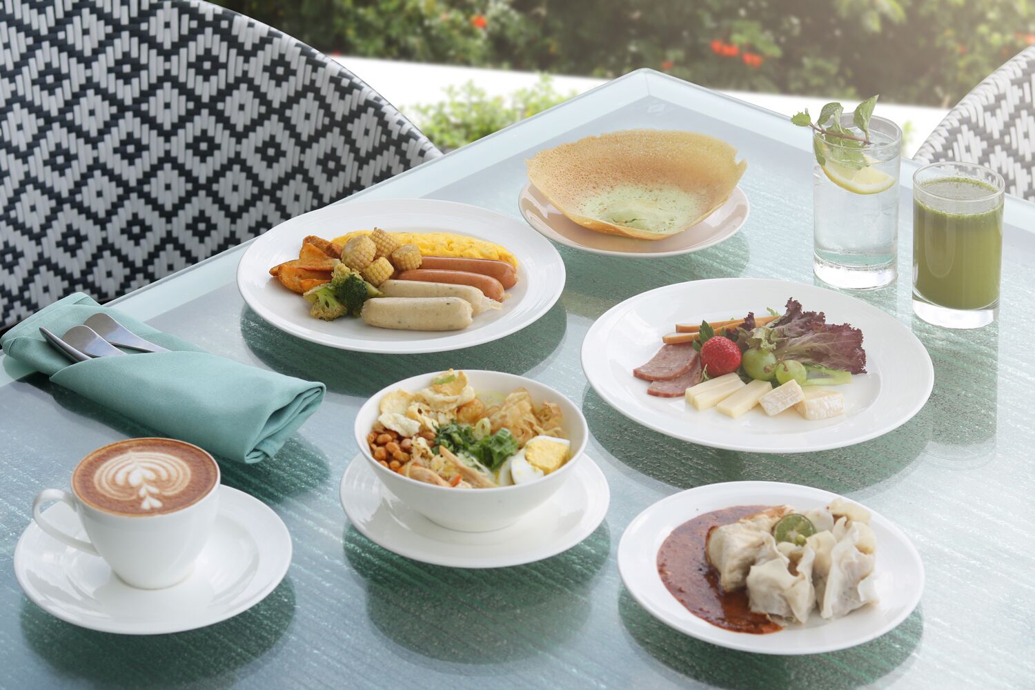 daily buffet breakfast (idr 250000 per person)