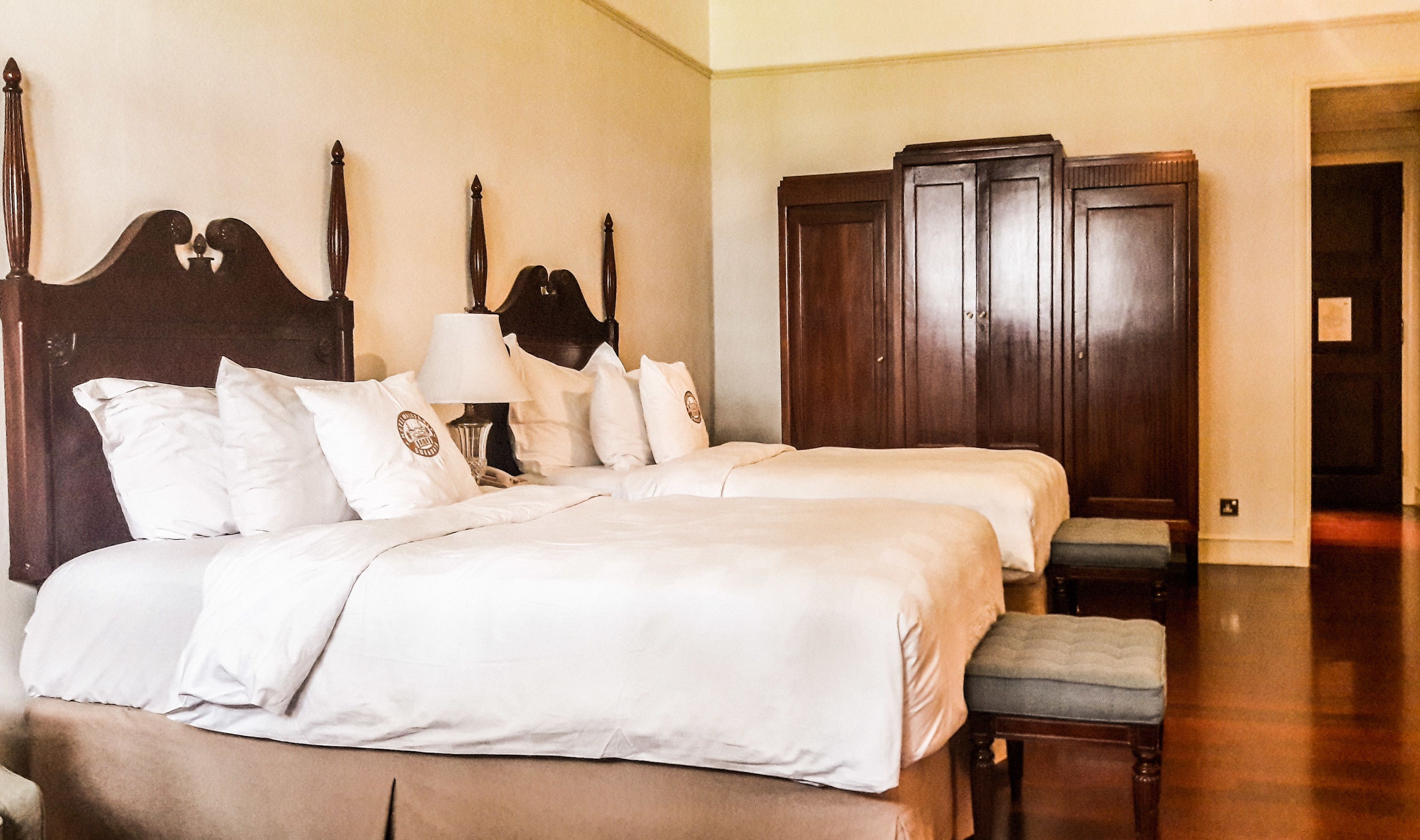 classic room, 2 single beds | view from room