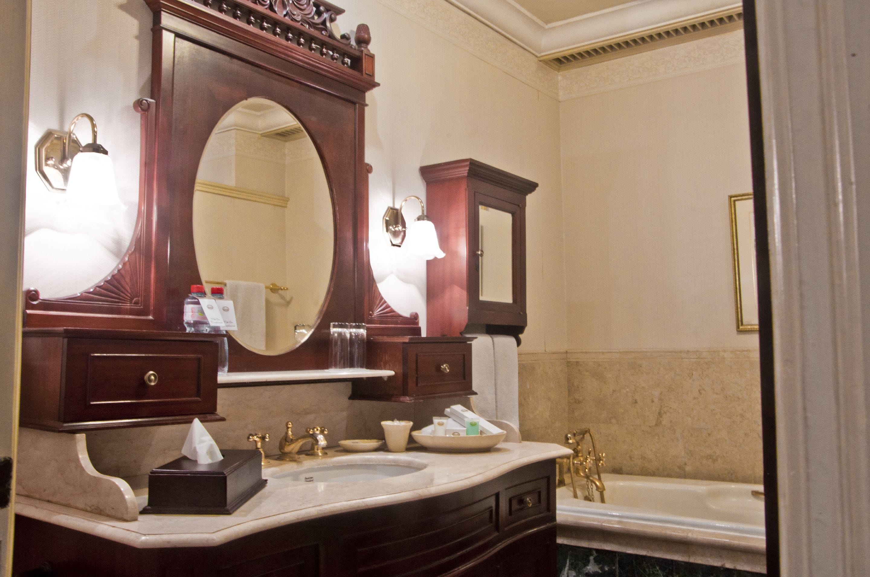 classic room, 1 king bed | bathroom | separate bathtub and shower, eco-friendly toiletries, hair dryer