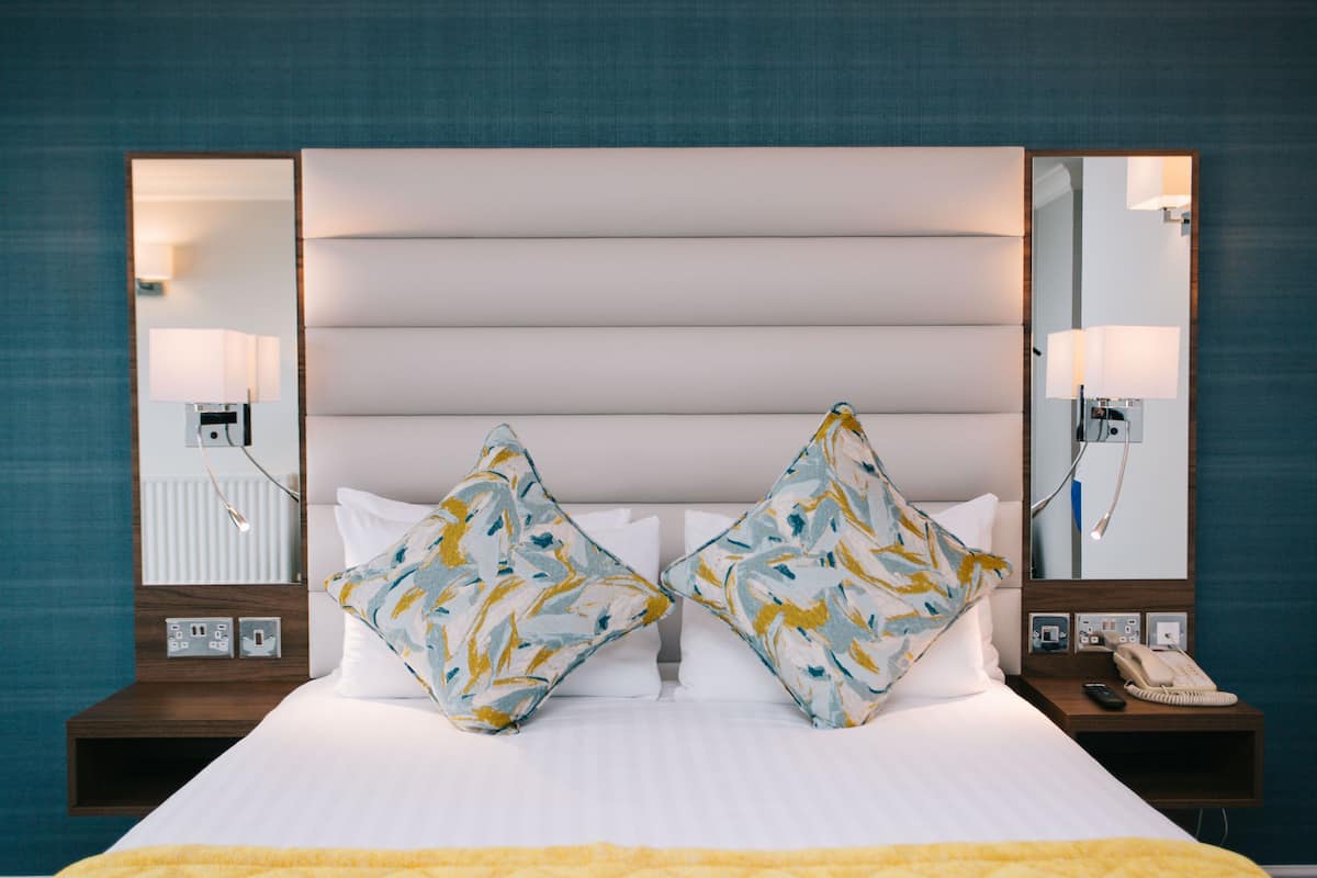 In-room safe, desk, laptop workspace, iron/ironing board