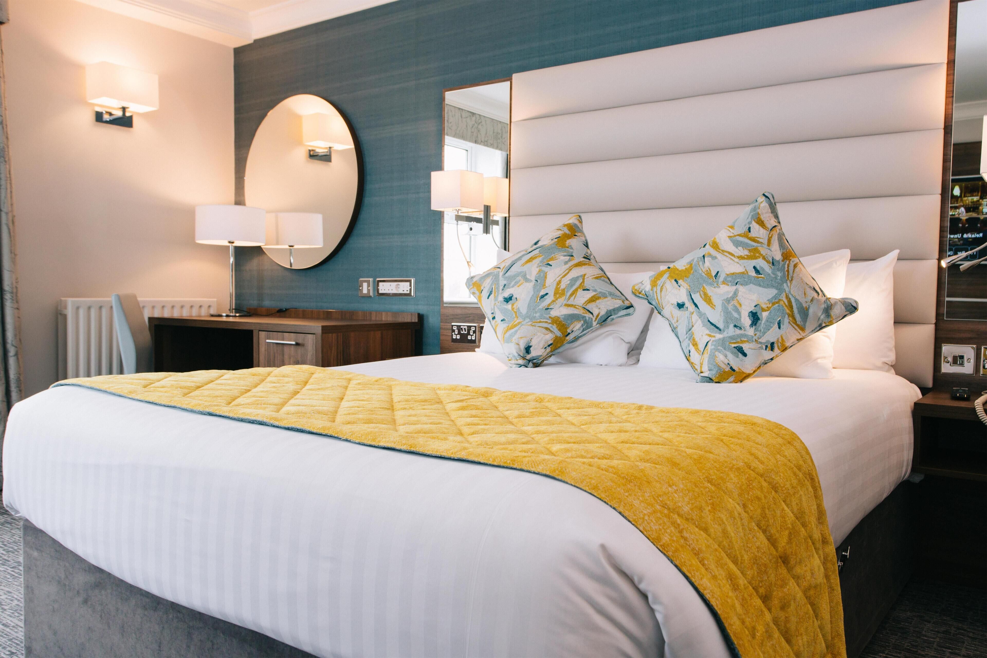 In-room safe, desk, laptop workspace, iron/ironing board