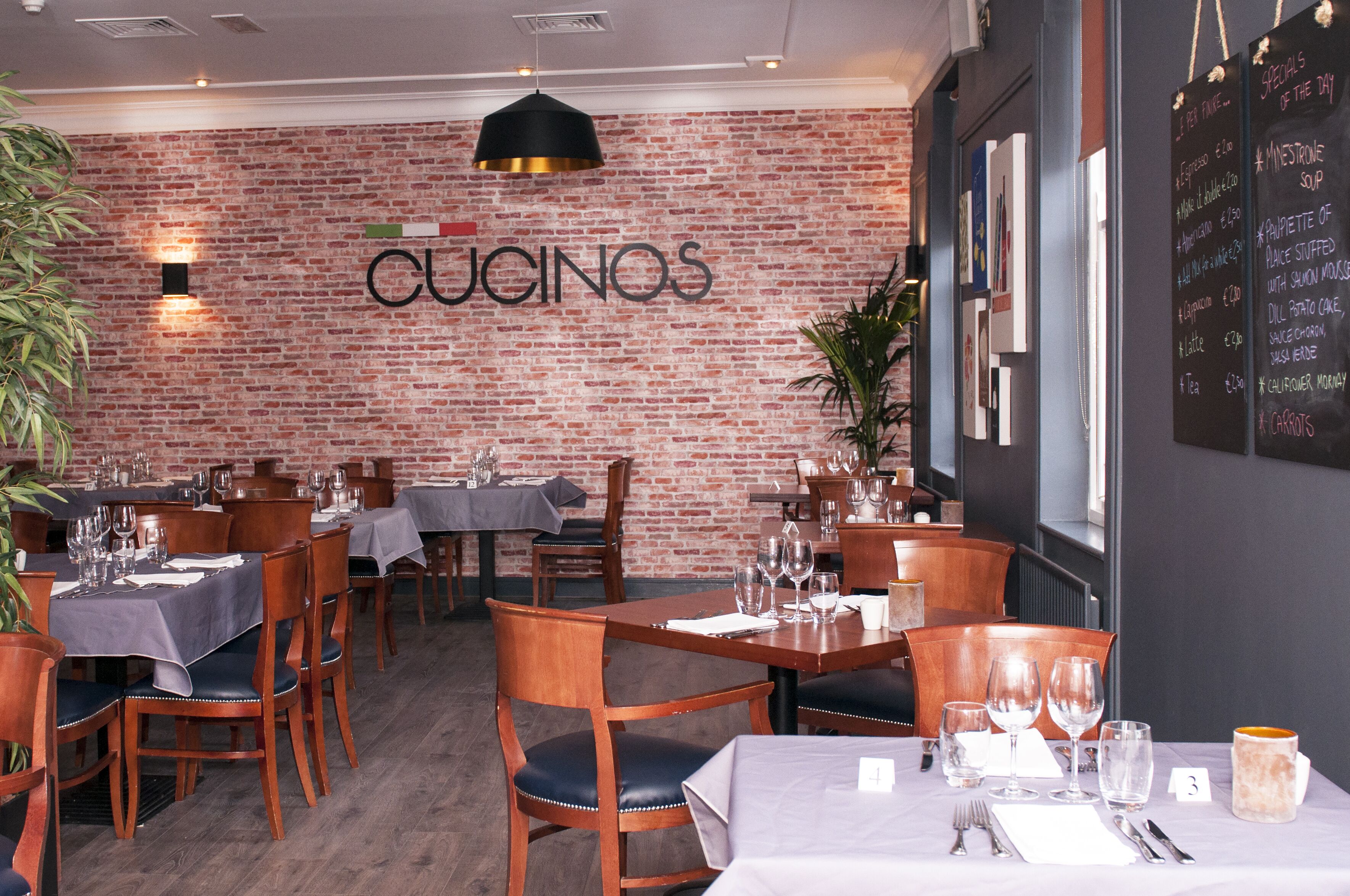 breakfast, lunch and dinner served