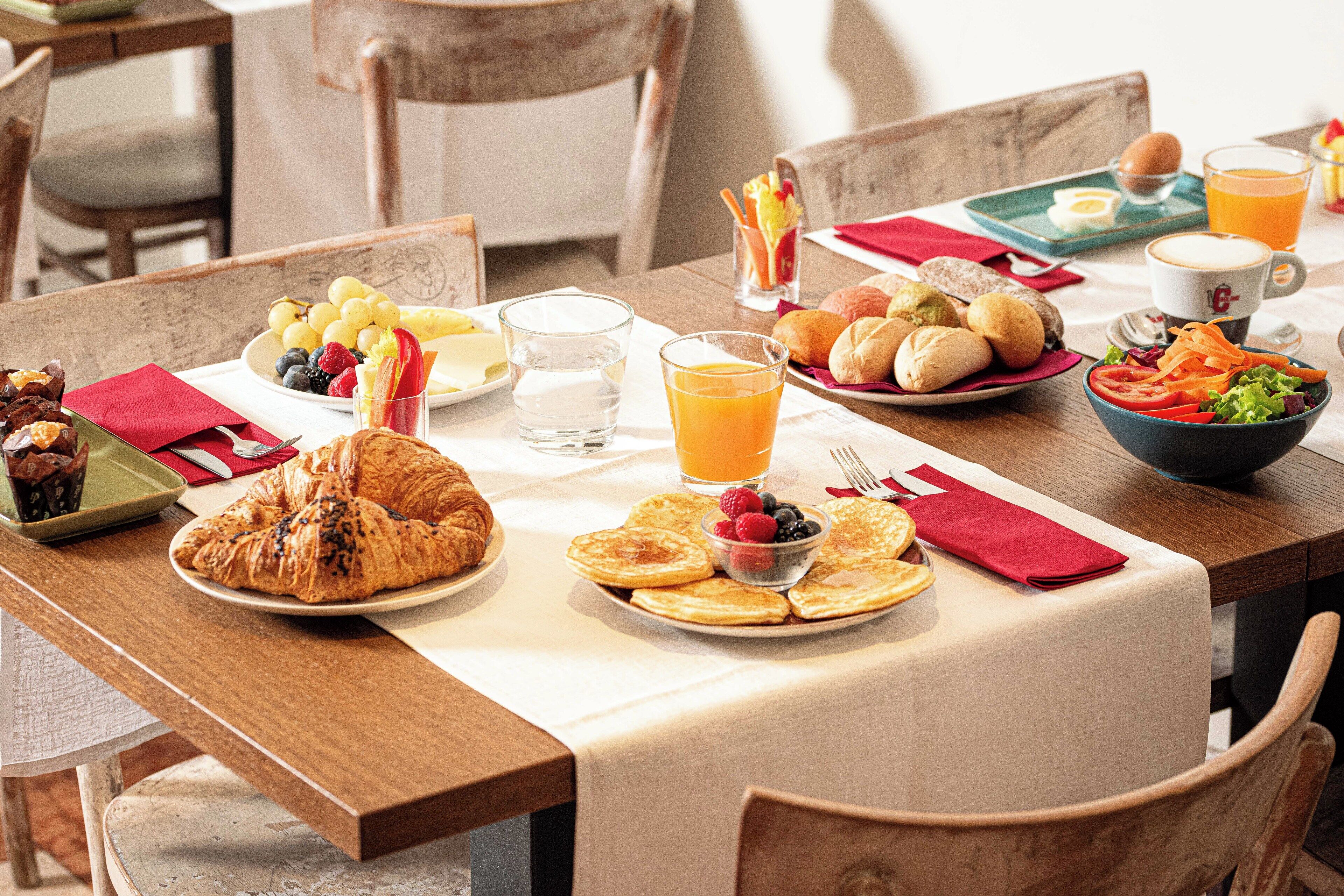 daily buffet breakfast (eur 12 per person)