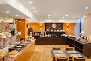 Daily buffet breakfast (EUR 18 per person)