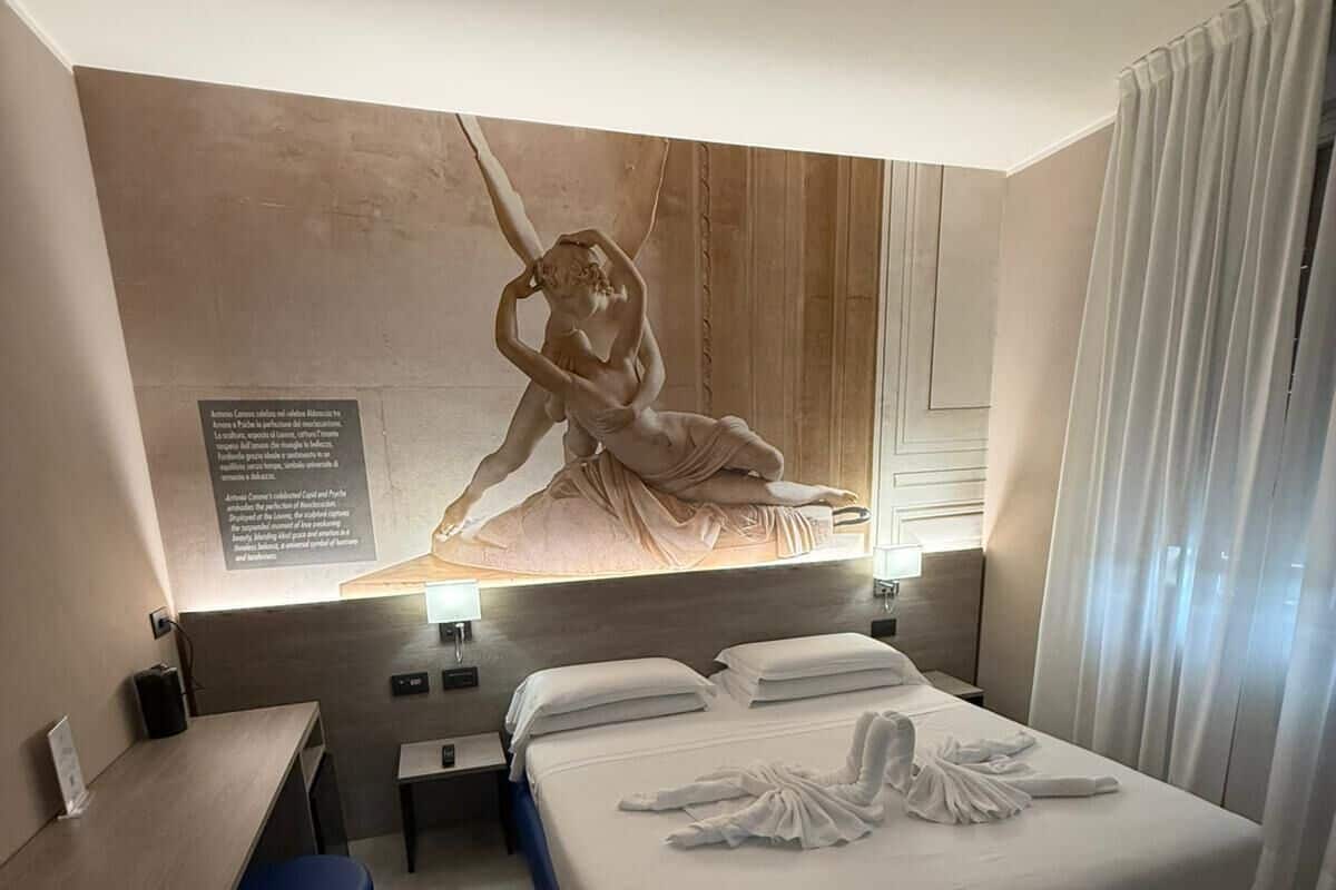 Premium bedding, down duvets, Select Comfort beds, in-room safe