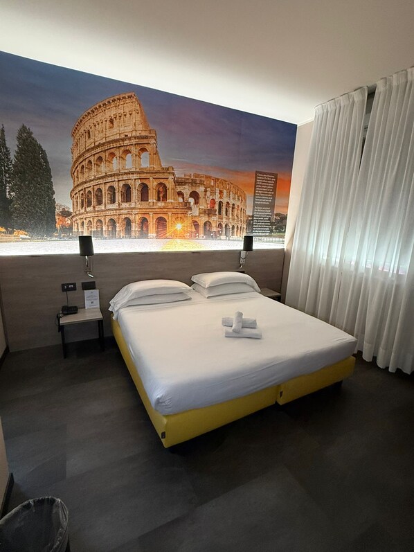 Comfort tweepersoonskamer | Luxe beddengoed, donsdekens, Select Comfort-bedden