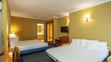 Minibar, in-room safe, desk, laptop workspace