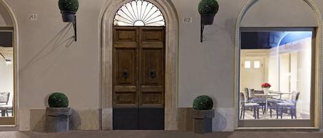 Blick von der Unterkunft