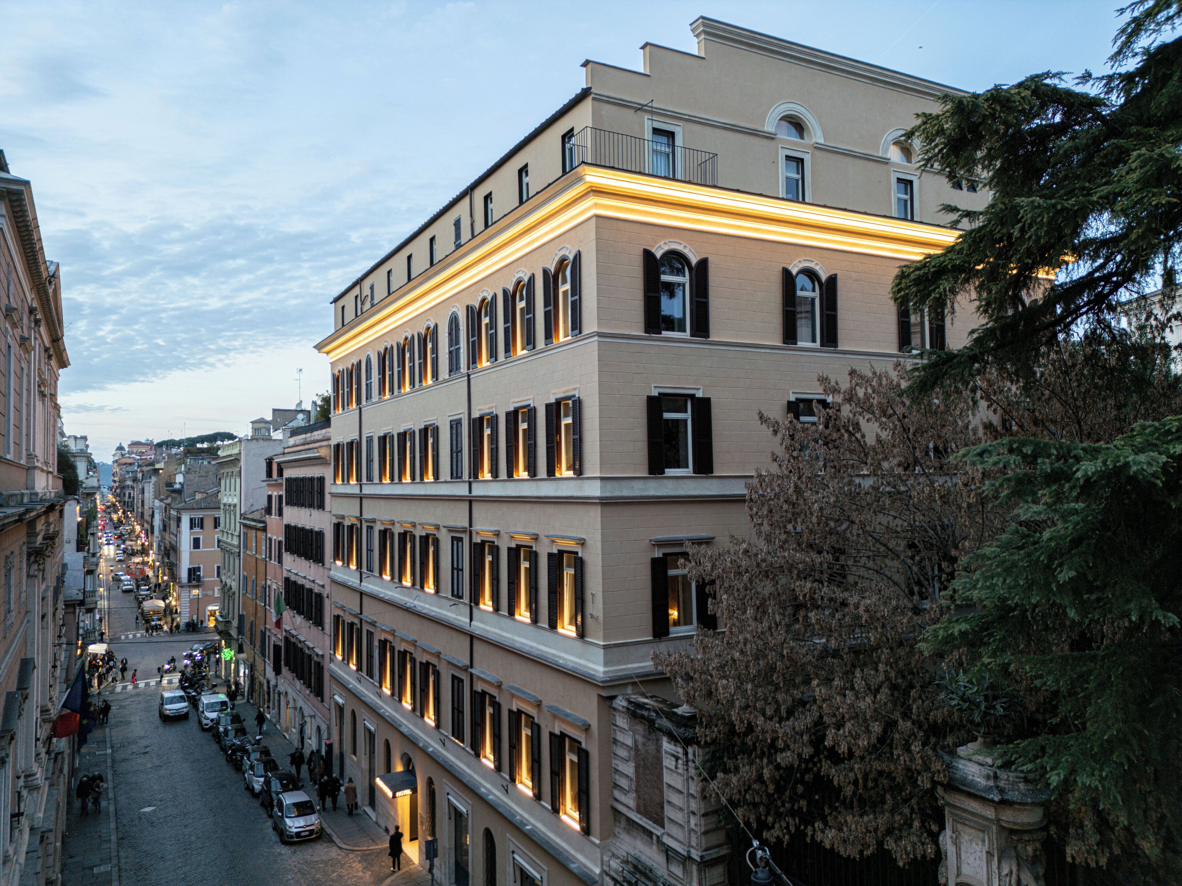 Facciata della struttura