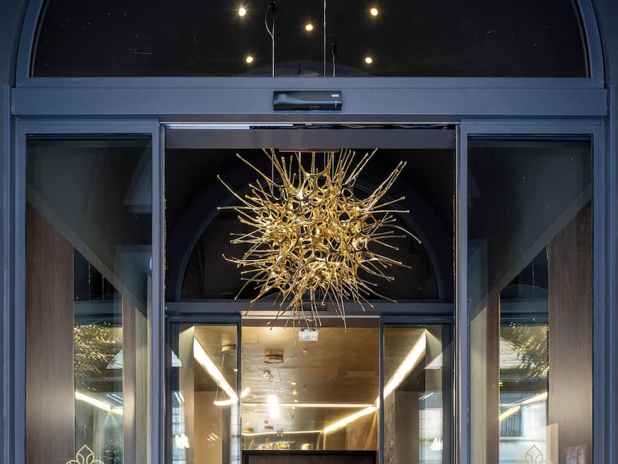 Interior entrance