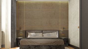 1 Schlafzimmer, Minibar, Zimmersafe, laptopgeeigneter Arbeitsplatz