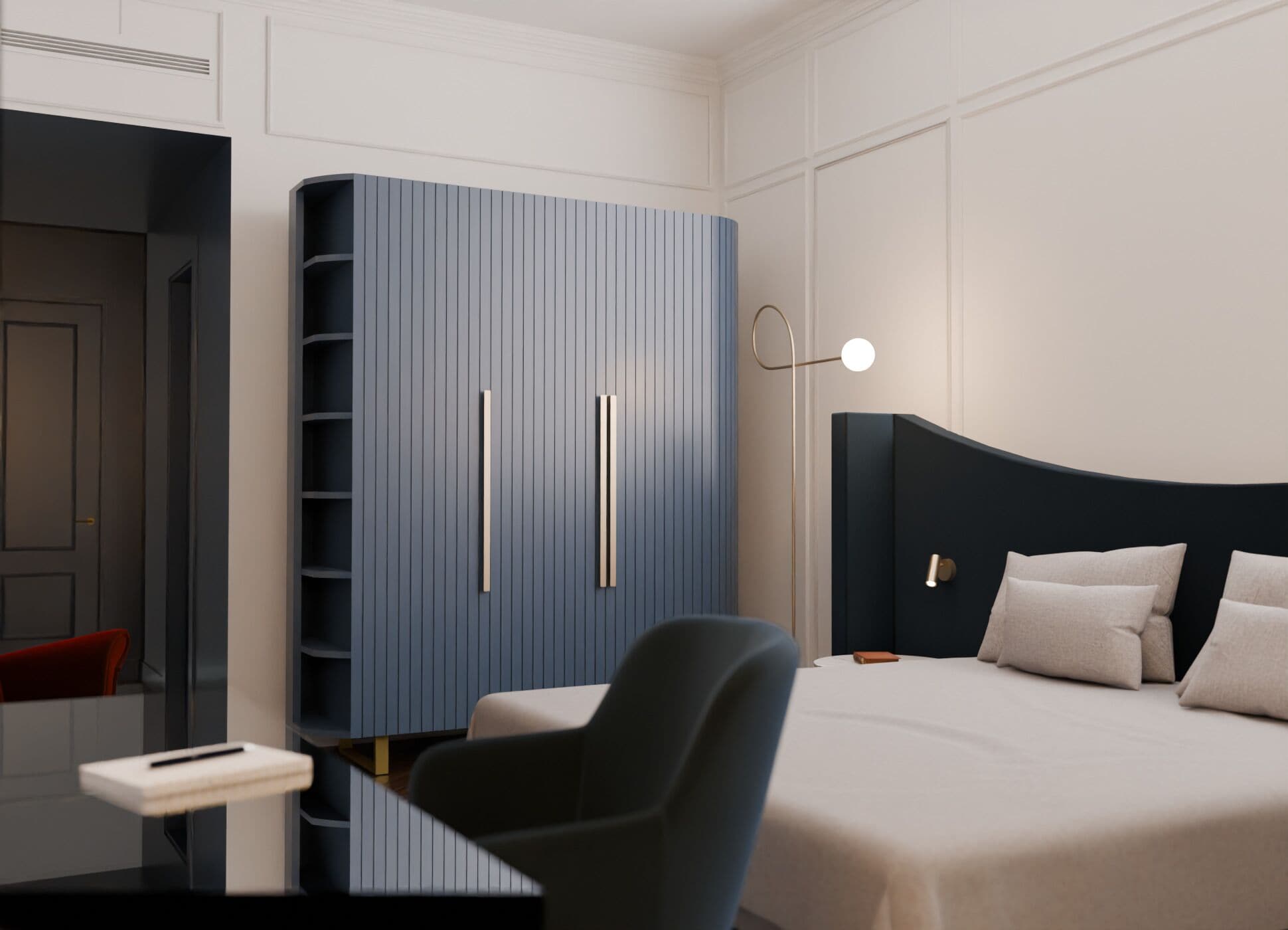 迷你吧、客房內保險箱、書桌、遮光布/窗簾