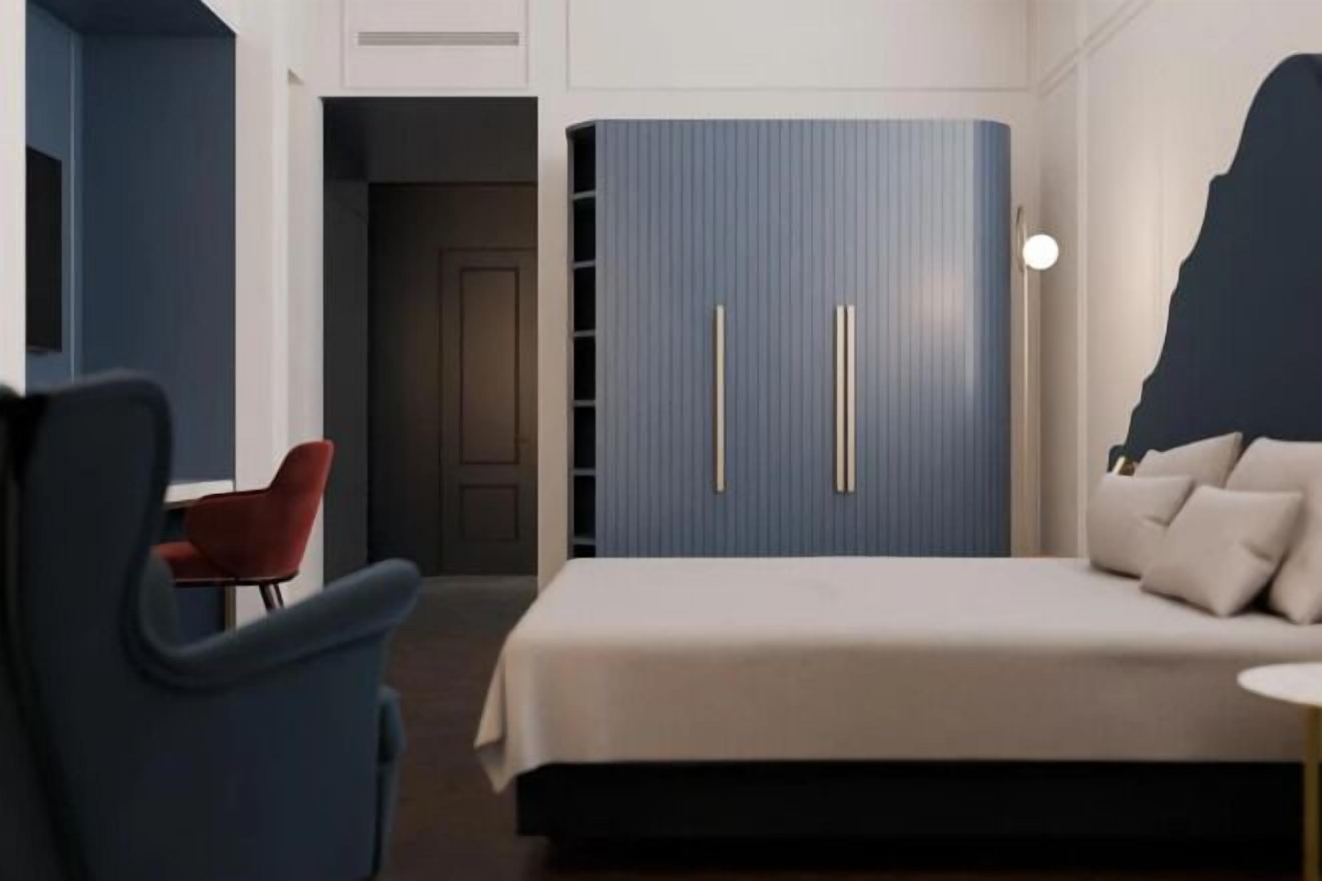 迷你吧、客房內保險箱、書桌、遮 光布/窗簾