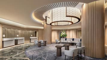 Coin salon dans le hall