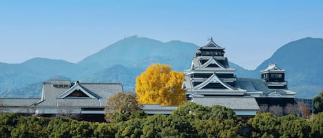 Blick von der Unterkunft