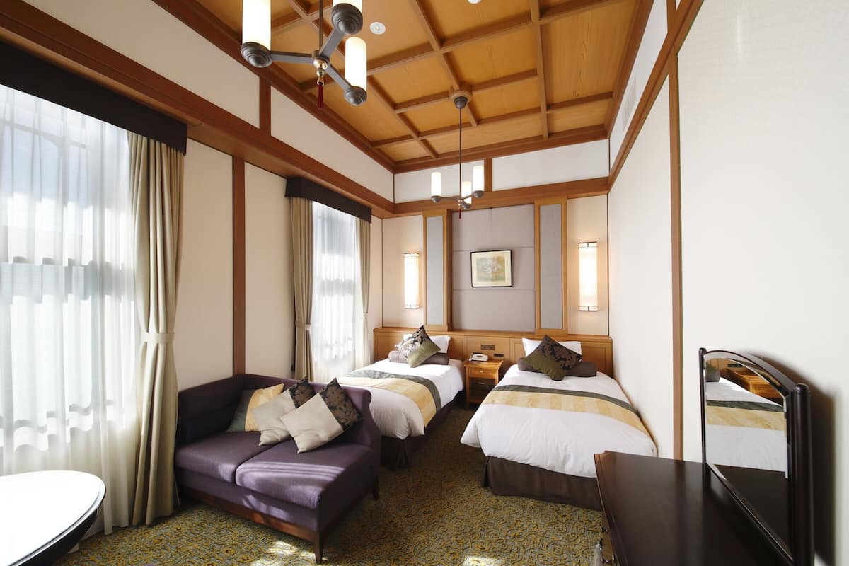 Deluxe Twin C - Main Wing, Non Smoking, Nara Town Side | 1 bedroom, premium bedding, down duvets, minibar