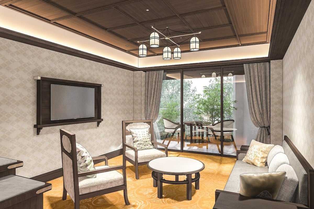 Kamar Twin Premium | Seprai premium, selimut bulu angsa, meja kerja, dan tirai kedap cahaya