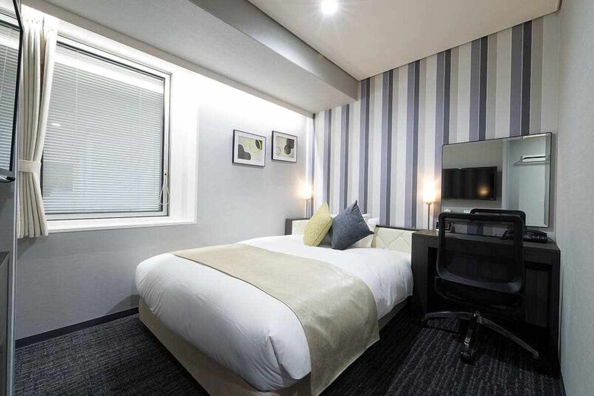 Premium bedding, down comforters, blackout drapes, soundproofing
