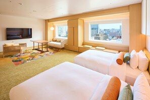 Habitación Club con 2 camas individuales, para no fumadores (Plaza Twin (Suite Style)) | Ropa de cama de alta calidad y caja de seguridad en la habitación 