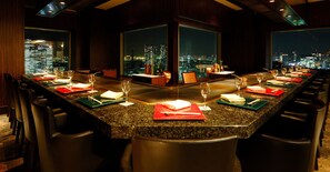 Lunch and dinner served, Japanese cuisine