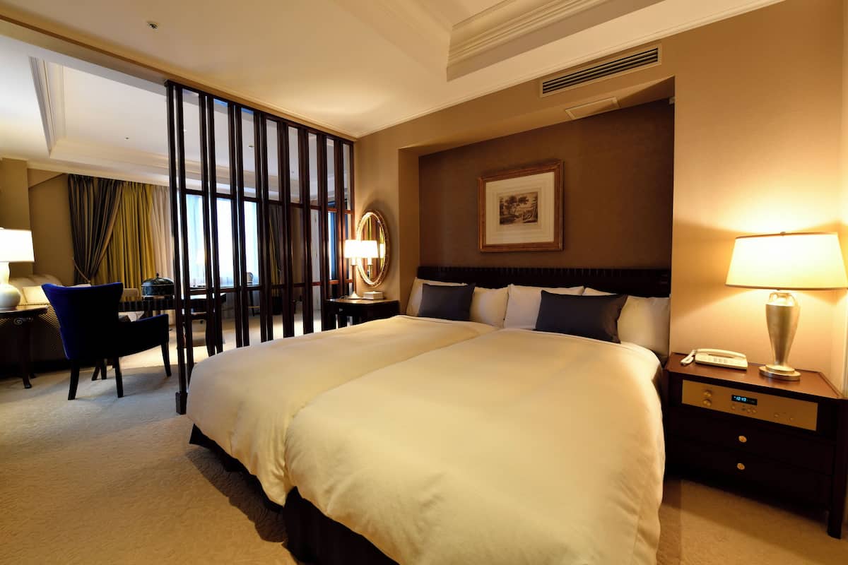 Suíte grand, para não fumantes (Twin, Main Building, Check-in 15:00) | Roupas de cama de algodão egípcio, roupas de cama premium