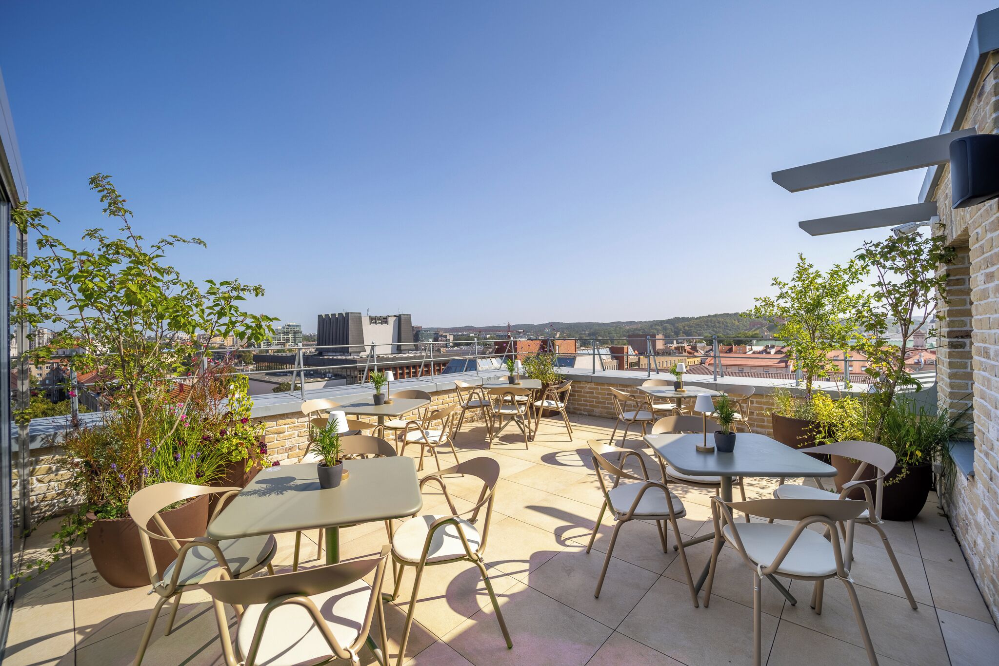 Terraza en la azotea