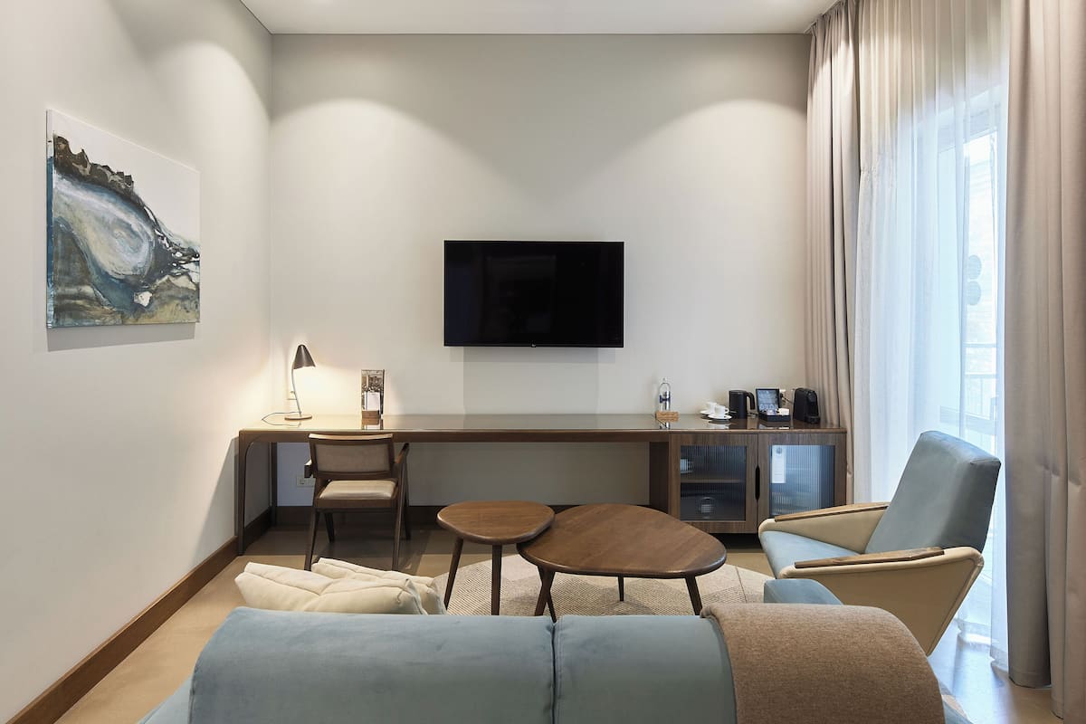 Junior suite | 1 slaapkamer, hypoallergeen beddengoed, een minibar