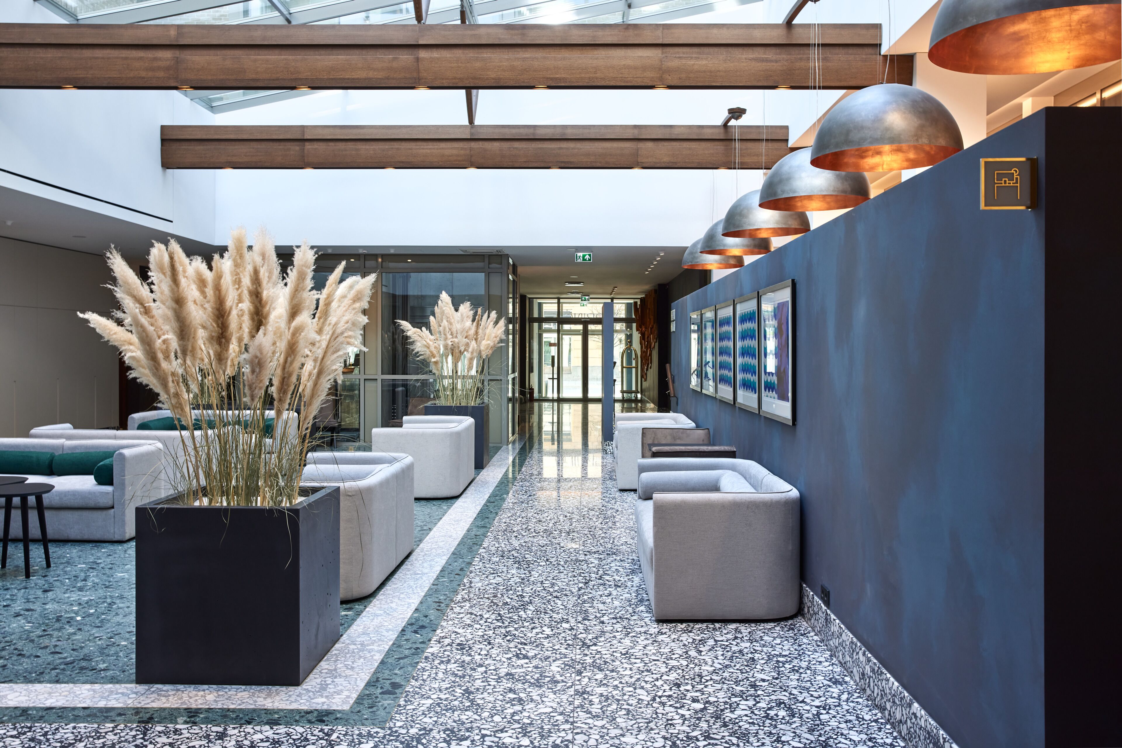 Sitteområde i lobbyen