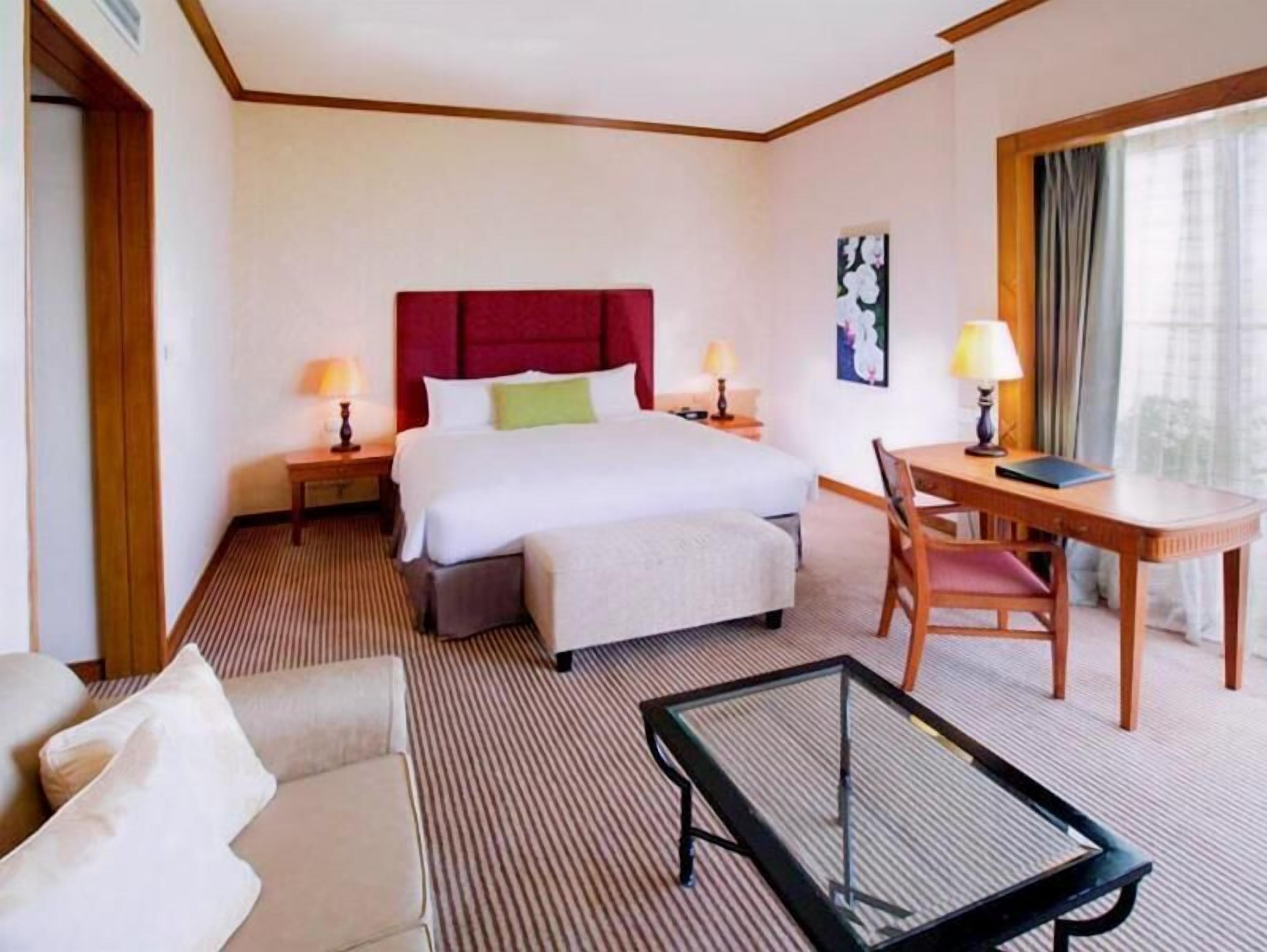 Premium bedding, down comforters, pillowtop beds, minibar