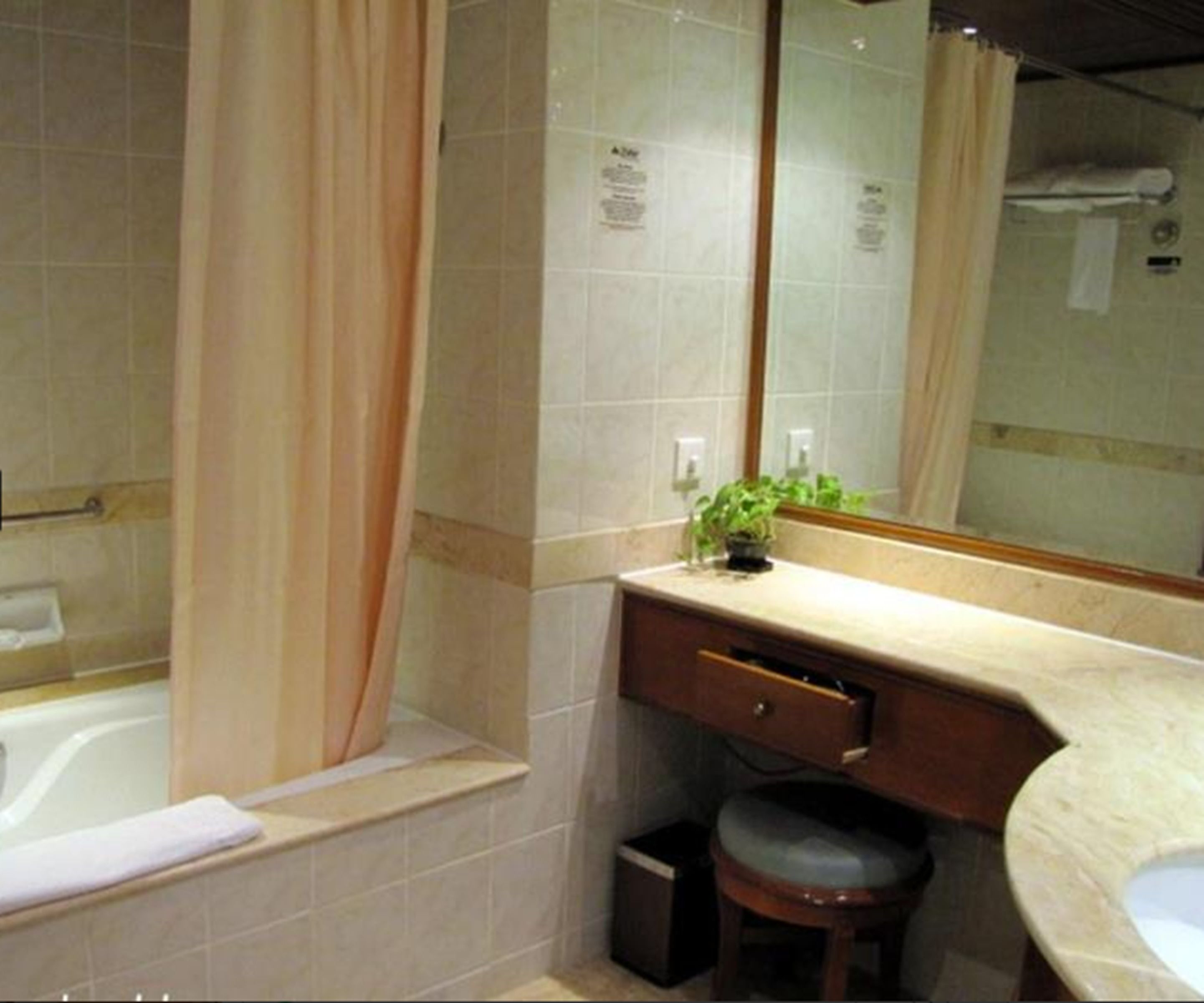 free toiletries, hair dryer, bathrobes, slippers