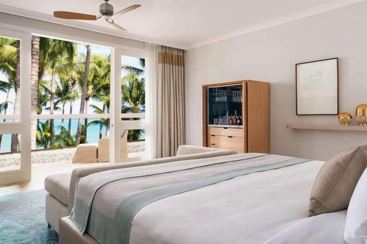 Premium bedding, free minibar items, in-room safe