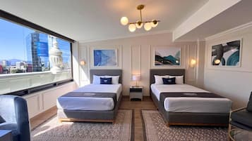 Deluxe Quadruple Room | Premium bedding, pillowtop beds, in-room safe, desk