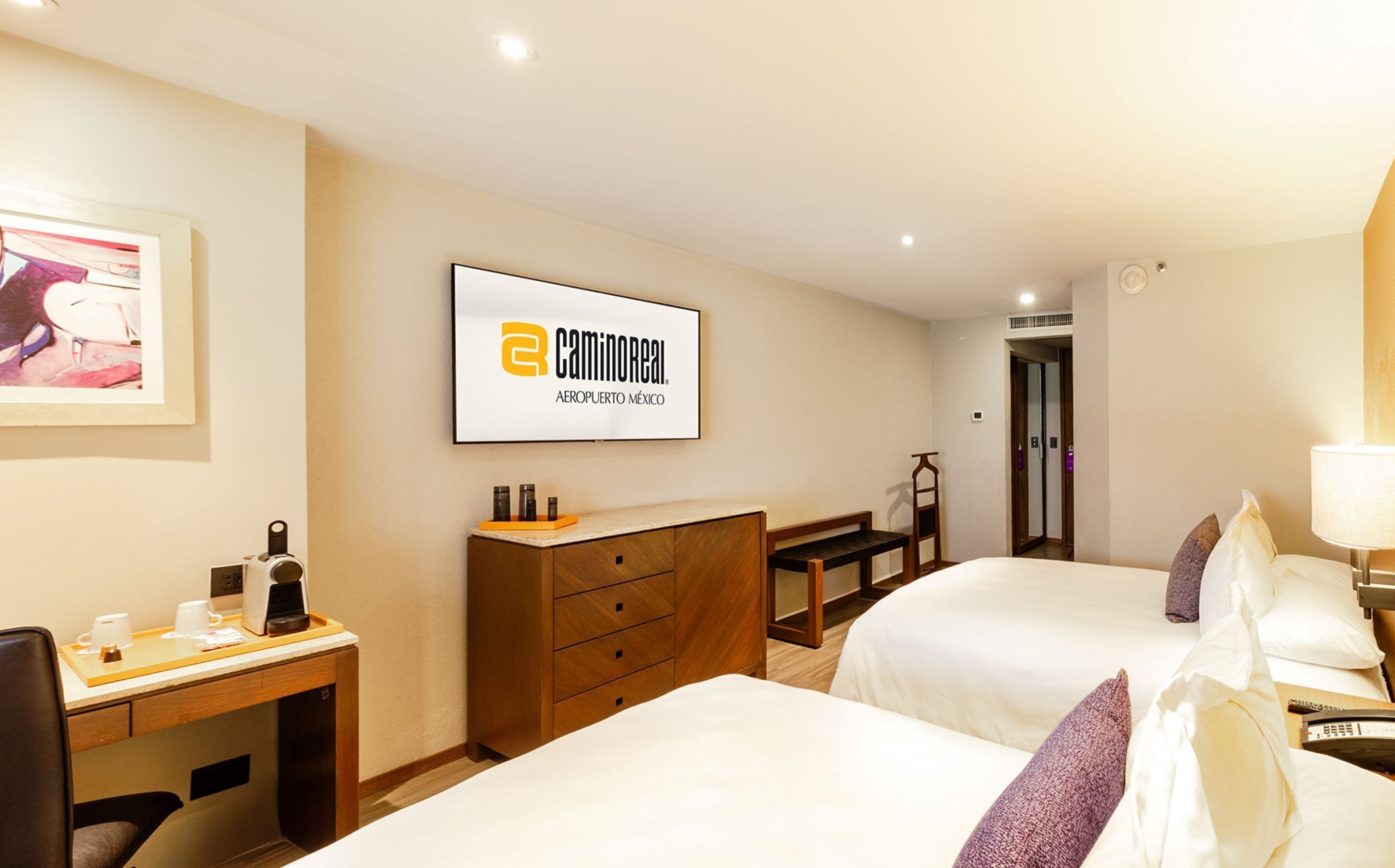 Camino Real Club Double Breakfast Included for Adults only | Premium bedding, in-room safe, desk, blackout curtains