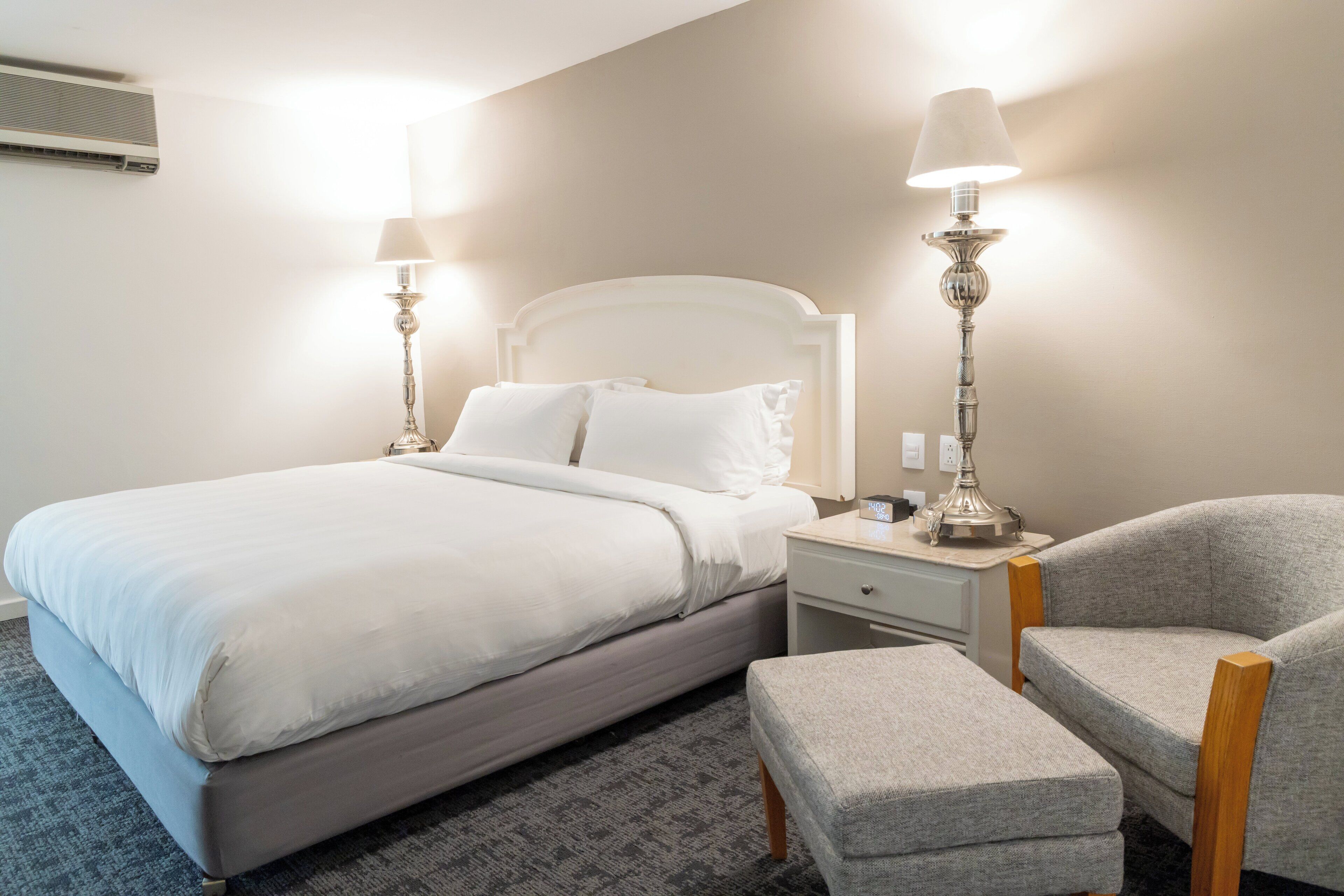 Egyptian cotton sheets, premium bedding, down duvets, in-room safe